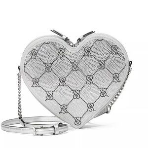 Victoria’s Secret Heart-Shaped Rhinestone Crossbody Bag